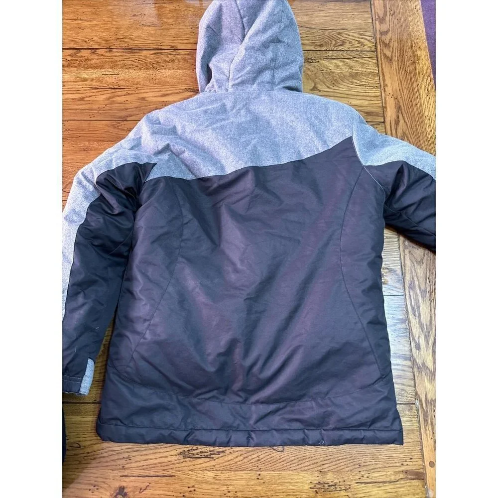 Gerry Jacket Coat 3-in-1 Girls Med 10/ 12 Grey Black Pink Hooded Full Zip Pants